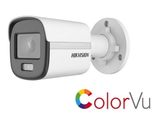 Imagen de Hikvision DS-2CD1027G0-L 2 MP ColorVu Color 24/7 Bullet Network Camera IP67 PoE