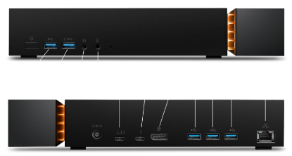 Imagen de Seagate FireCuda Gaming Dock STJF4000400 - Estación de conexión - Thunderbolt 3